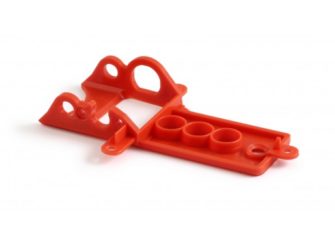 NSR 1270 Sidewinder EVO Motor Mount EXTRA HARD (red) For NSR Classic Series