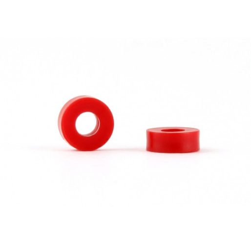 NSR 4853 Axle Plastic Spacers 2 mm - 3/32" RED (10 pcs)