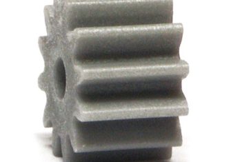 NSR 7312 Pinions Plastic – 12 Teeth Ø 7,5mm – Anglewinder (4 Pcs)