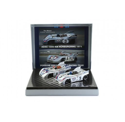 NSR SET10 Porsche 908/3 - MARTINI RACING - NURGURGRING 1971 - n.3 WINNER - n.4 3rd