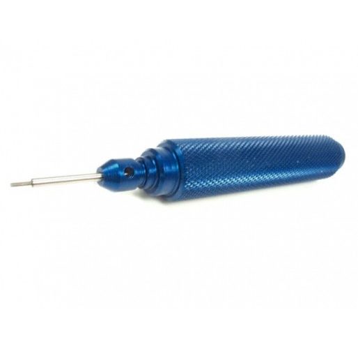 NSR 4411 Aluminium Wrench Blue 0.95mm for M2 screws - Replaceable Steel tip