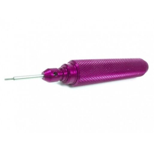 NSR 4412 Aluminium Wrench Violet 0.050" for NSR screws - Replaceable Steel tip