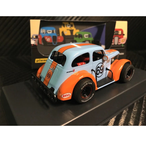 Pioneer P062 Legends Racer '37 Chevy Sedan, GULF Team, Light Blue n.69 - Image 3