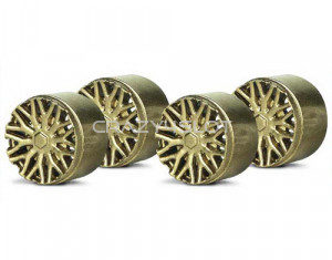 Slot.It PA09G Wheel Inserts, 17mm BBS Style, Gold