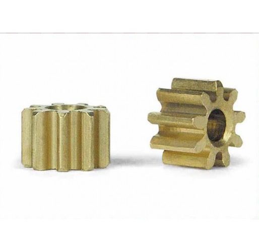 Slot.it PS10 - Brass Pinion Gear - 10T - 6.5mm - pair