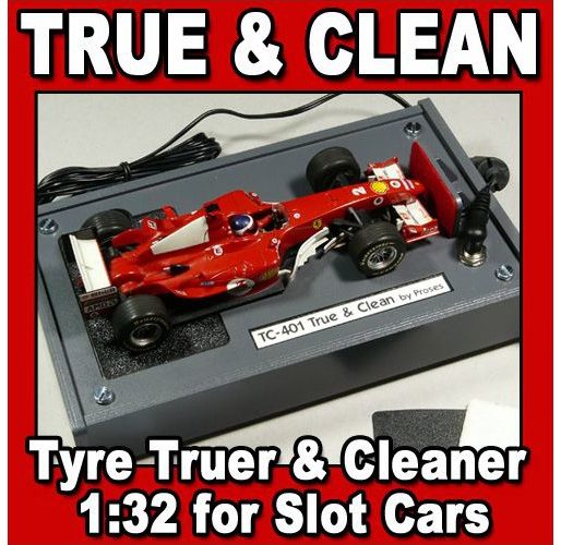 Proses TC-401 Tyre Truer & Cleaner for 1:32 Slot Cars with 220V Adaptor