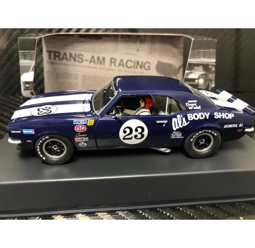 Pioneer P128 1968 Trans-Am Camaro, blue n.23, 'Duane Winkel'