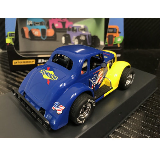 Pioneer P129 '37 Dodge Legends Racer, Sunoco n.14, blue/yellow - Image 3