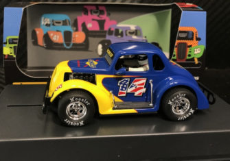 Pioneer P129 ’37 Dodge Legends Racer, Sunoco N.14, Blue/yellow