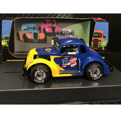 Pioneer P129 '37 Dodge Legends Racer, Sunoco n.14, blue/yellow