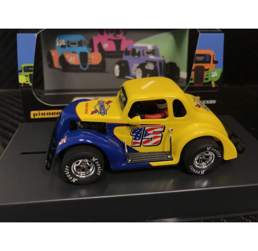 Pioneer P130 '37 Dodge Legends Racer, Sunoco n.15, yellow/blue