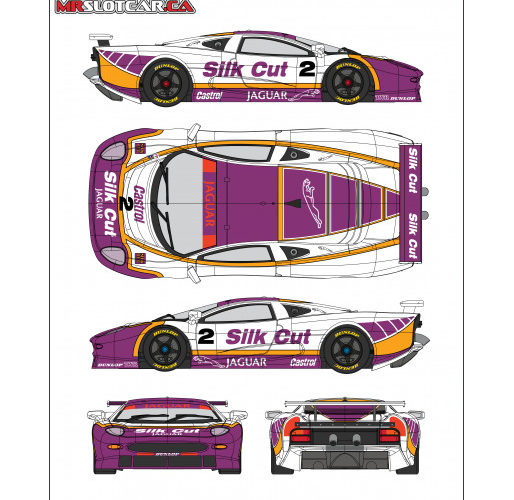 MR Slotcar MR1087 Jaguar XJ220 Racing - Tribute Livery Silk Cut n.2 - Image 3