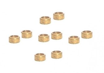NSR 4813 Axle Brass Spacers 0,040″ / 1mm – 3/32″ (10 Pcs)
