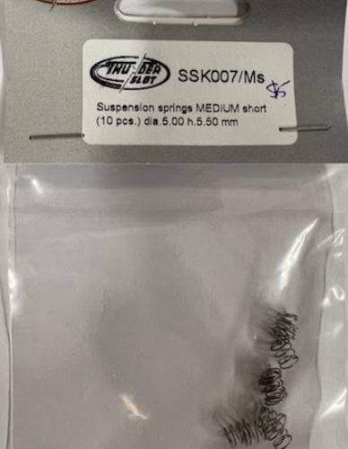 Thunderslot SSK007/Ms Suspension Springs Medium Short (x10)
