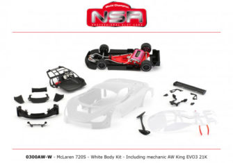 NSR 0300AW-W McLaren 720S GT3 – White Body Kit