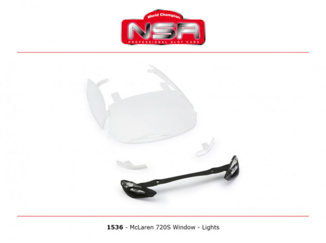 NSR 1536 McLaren 720S Windows and Lights