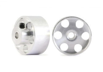 NSR Aluminium Wheels Front For Sponge 17x8mm 1/24. (Ref: NSR-5011)