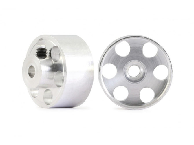 NSR 5011 Aluminium Wheels Front For Sponge 17x8mm 1/24.