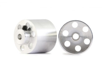 NSR 5012 Aluminium Wheels Rear For Sponge 17x14mm 1/24