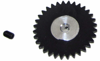 Slot.It GS1832PL – Sidewinder Spur Gear – 32T – Plastic/Aluminum – 18mm Diameter