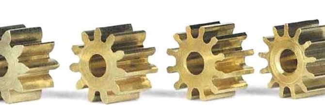 Slot.it Sidewinder/Anglewinder Brass Pinion Mix Pack 6.5mm. Ref: SIPSMX.