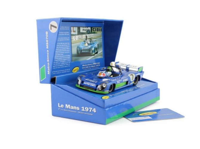 Slot.it CW18 Matra-Simca MS 670B n.7 - 1st Le Mans 1974. Ref: CW18 - Image 2