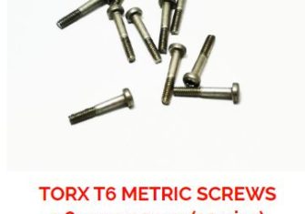 Thunderslot Torx T6 Metric Screws 1.8x12mm  Ref: SCR002TX