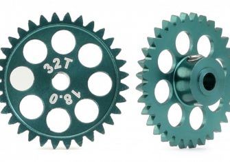 MR Slotcar MR6232R Sidewinder Gear 32t 18mm Green.