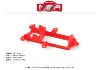 NSR 1283 Motor Mount Inline Formula 86/89 Extra Hard (red)