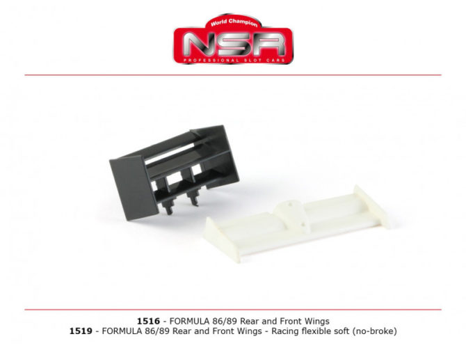 NSR 1516 Formula 86/89 Rear & Front Wings