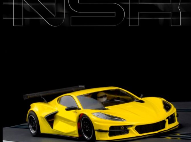NSR Chevrolet Corvette C8R Test Car Yellow Ref: NSR-0395. SW. - Image 4