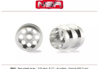 NSR 5022 Formula 86/89 Aluminium Wheels Rear 13x13mm Air System