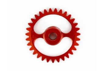 NSR 5931 Extralight Ergal Sidewinder Gear 31t 16.8mm Red for Hypercar